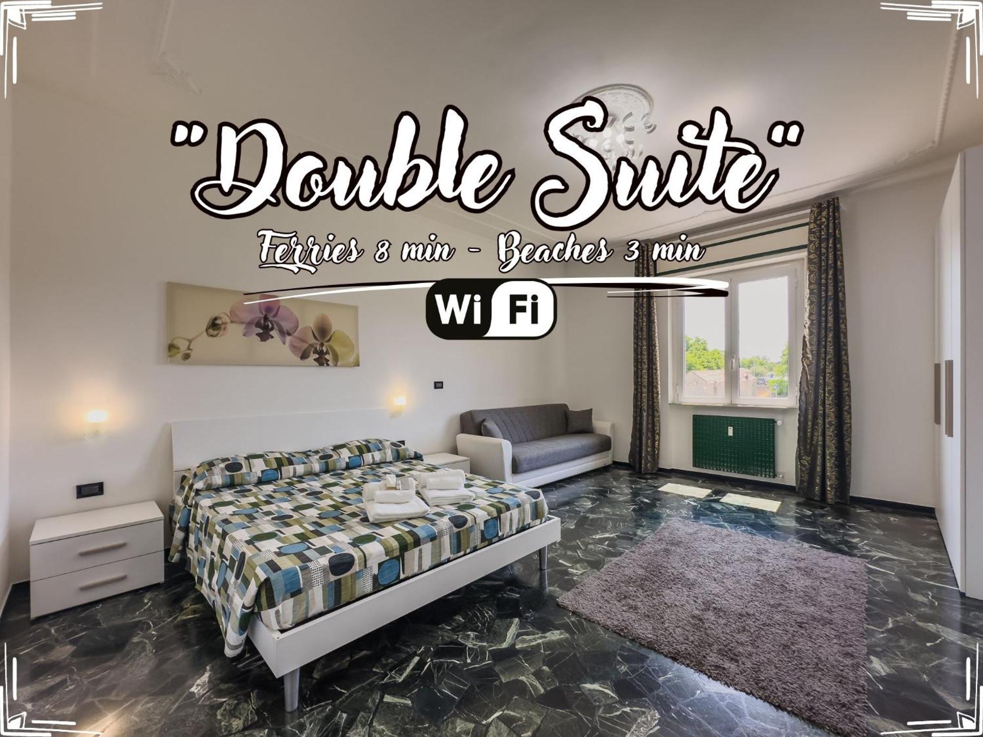 Double Suite - Ferries 7 Min - Beaches 3 Min Quiliano Exterior photo